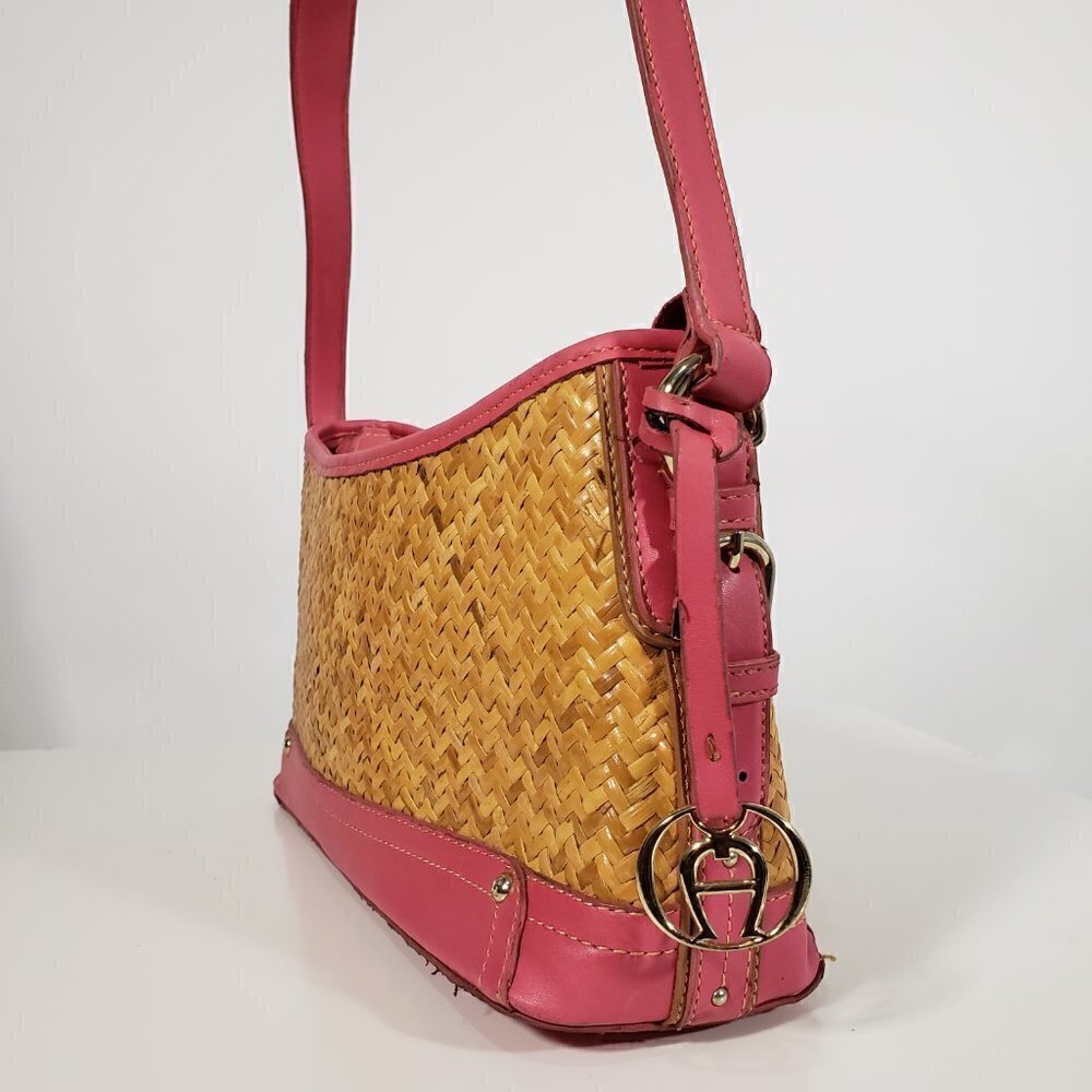 ETIENNE AIGNER WICKER PURSE - Picture 2 of 9